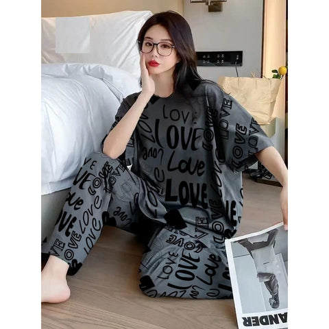 All Over Love Printed The Ultimate Dream Wear Sleep Suit