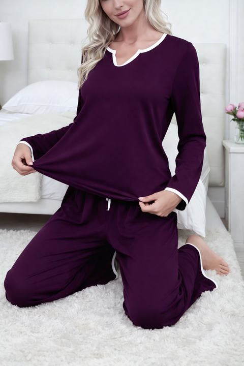 Purple Women’s Soft Lounge Wear Suit