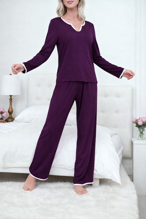 Purple Women’s Soft Lounge Wear Suit