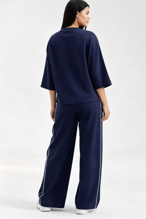 Navy Blue Women’s Soft Lounge Wear Suit
