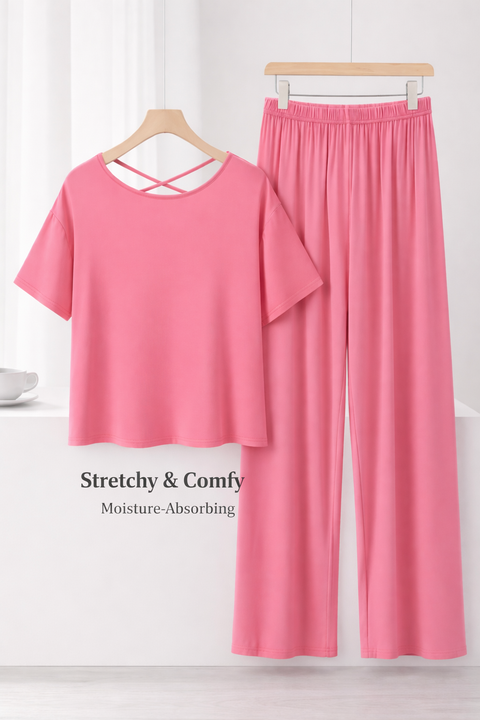 Pink Women’s Soft Lounge Wear Suit