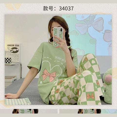 Happy Day Printed Half Sleeves Night Suit The Ultimate Dream Wear Sleep Suit